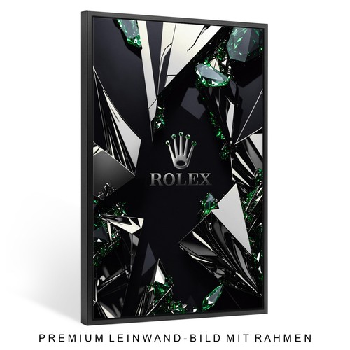 Quadro rolex argento - ✅,