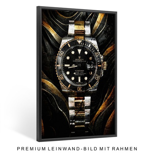 Quadro tela con - cornice,, rolex