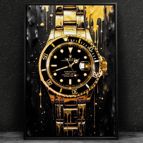 Quadro orologio astratto - ✅,